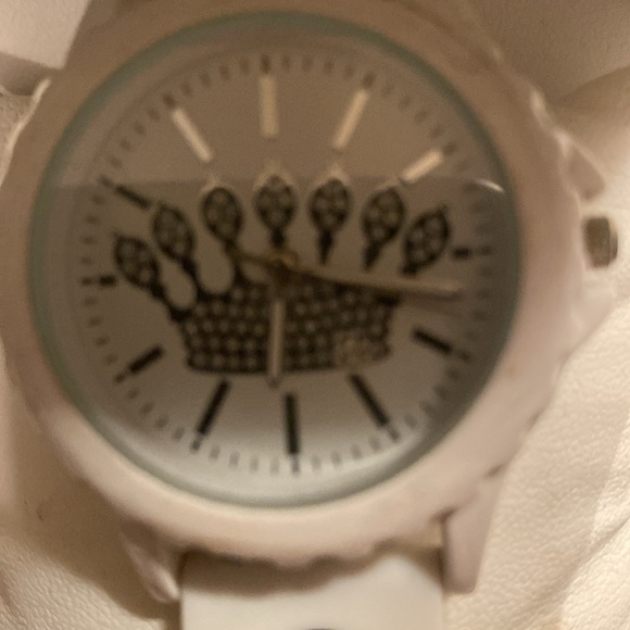 Perfect Juicy Couture watch white w black lettering works great like new - Picture 2 of 8